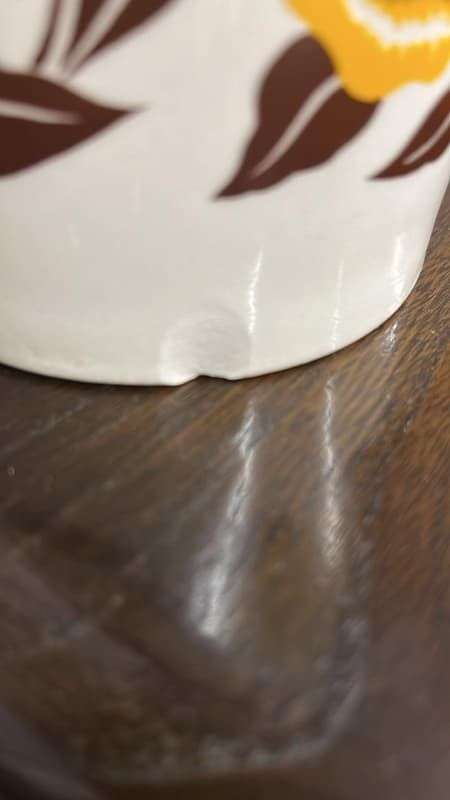 Vintage Crown Devon Coffee & Sugar Ceramic Canisters Kitchen Storage