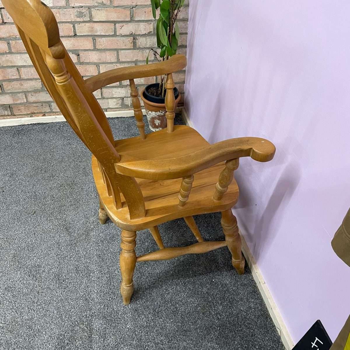 Modern Beech High Backed Armchair Story Nursing Chair