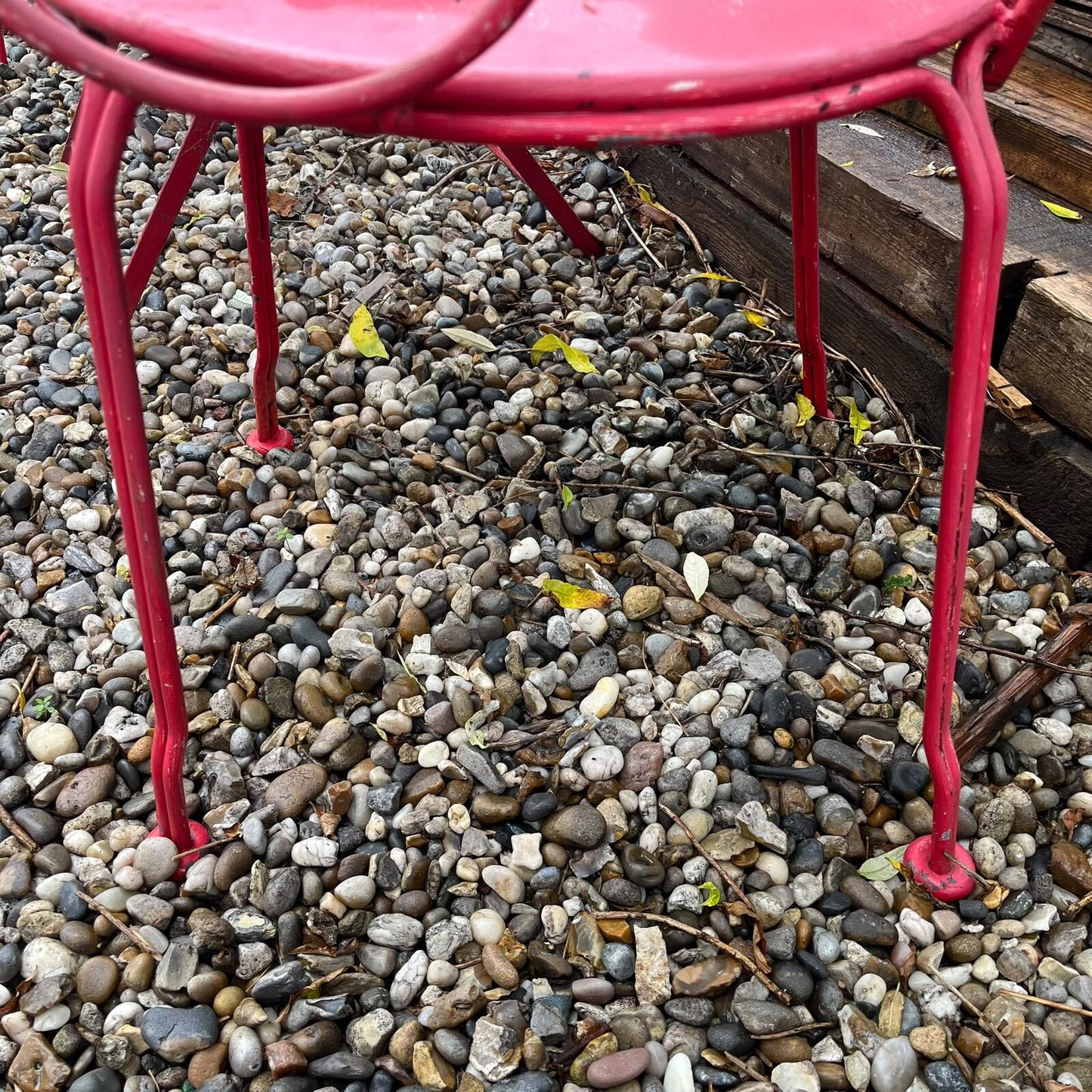 Retro Metal Bistro Table And 2 Chairs Garden Patio Conservatory Great Patina