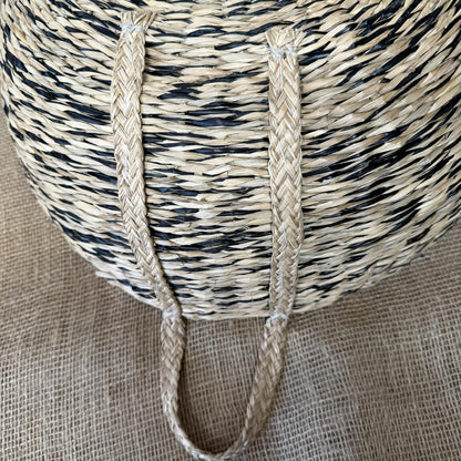 Large Twin Handled Seagrass Woven Basket