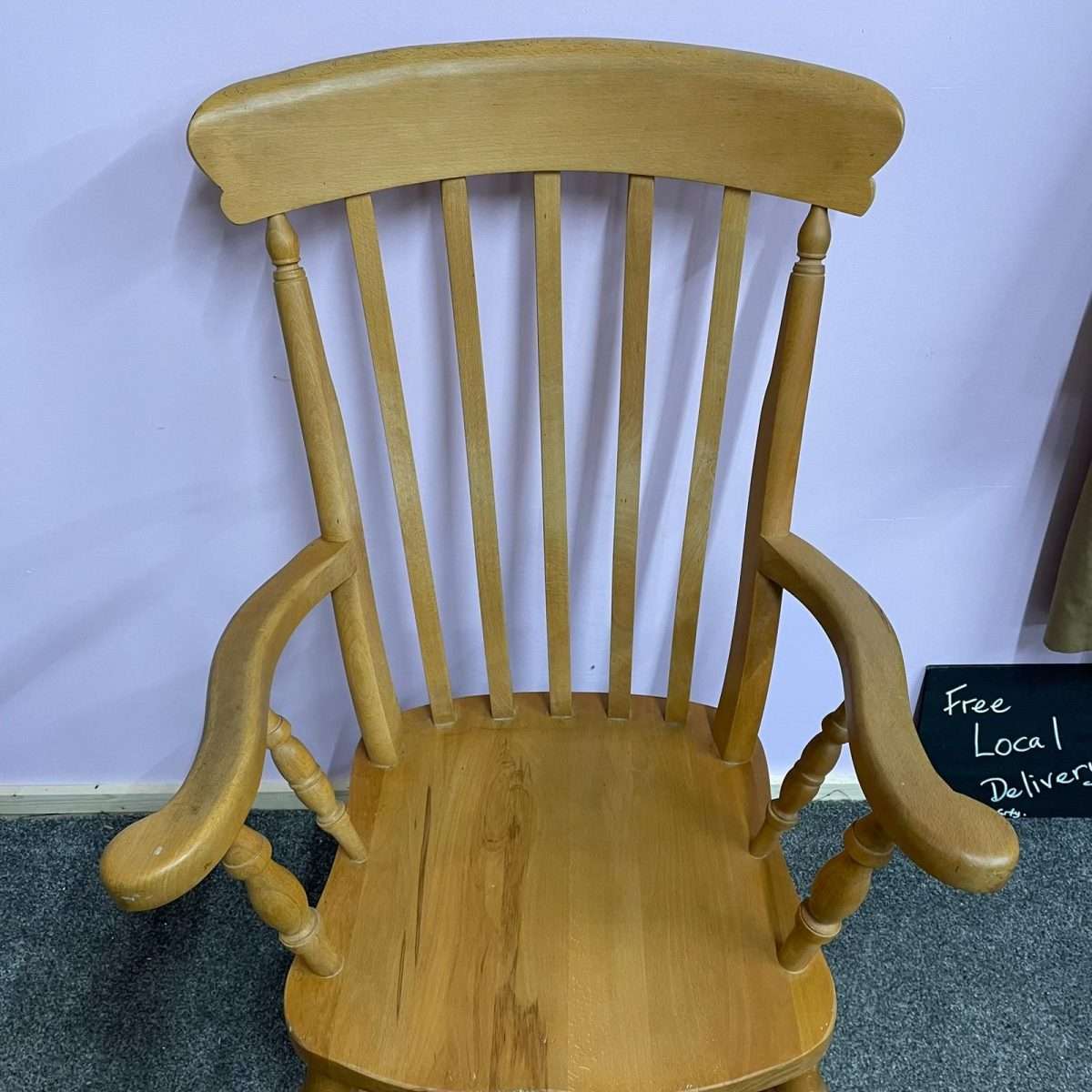 Modern Beech High Backed Armchair Story Nursing Chair