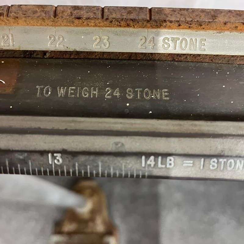 Antique W&amp;T Avery Surgical Scales Iron Very Heavy Working Great Patina