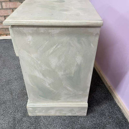 Painted Cabinet Single Drawer Over Cupboard Farrow &amp; Ball French Grey