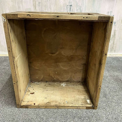 Vintage Solid Wood RAF Packing Crate RAF Henlow Bedford W O Smith