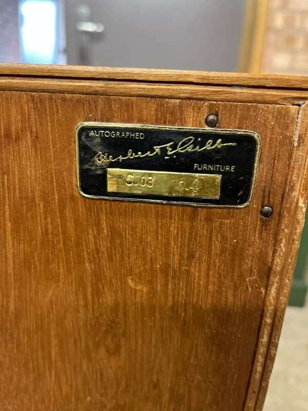 Mid Century Glazed Bookcase Herbert Gibbs Side Cabinet Retro Teak