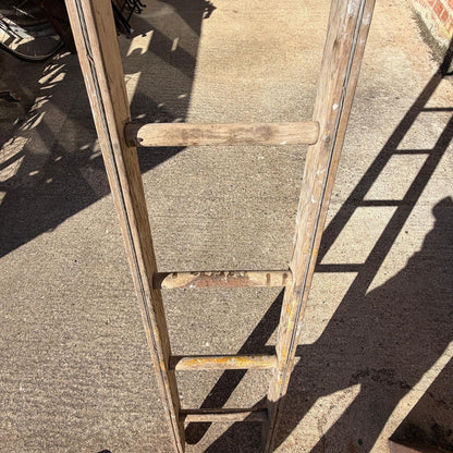 Vintage 13ft 15 Rung Wooden Ladder Great Patina