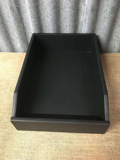 Upcycled Mini Drawer Shelf Wooden Painted Blackboard Paint
