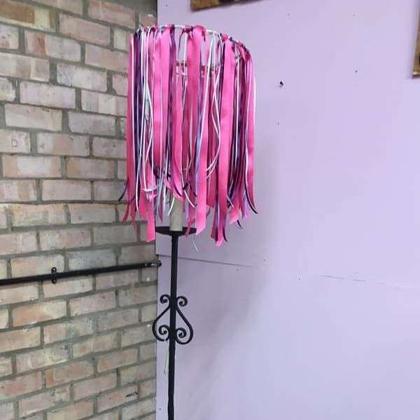 Bespoke Ribbon Lampshade Wire Frame