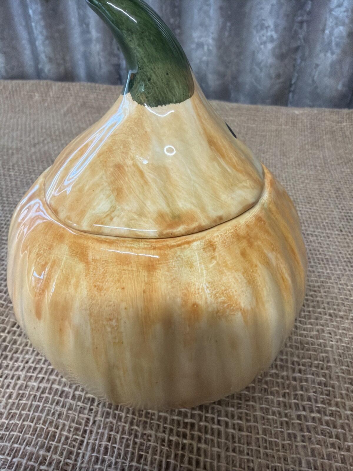 Vintage Toni Raymond Onion Preserve Jar Onion Face With Lid 1950s
