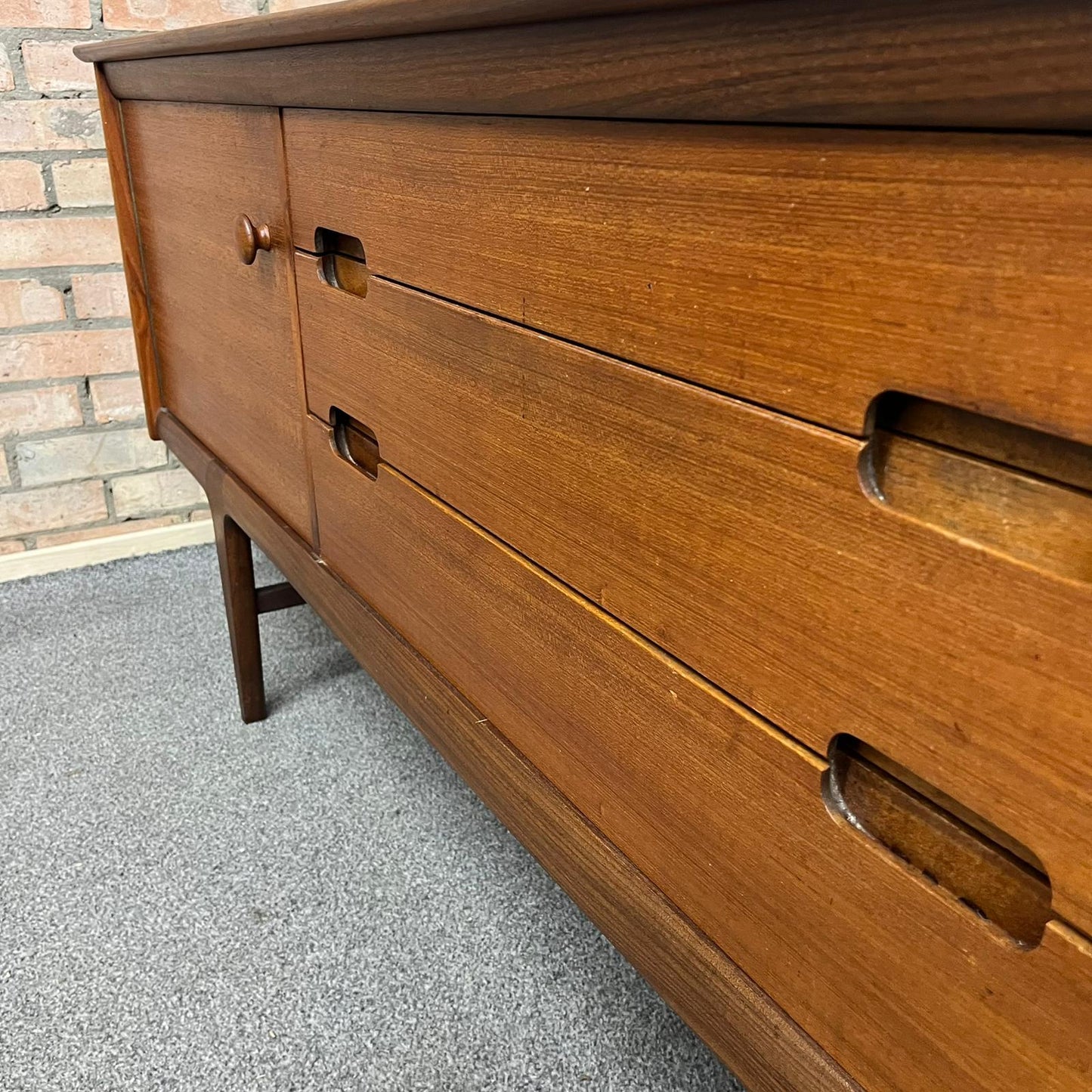 Vintage A Younger Afromosia Teak Fonseca Sideboard 1960s Mid Century John Herber