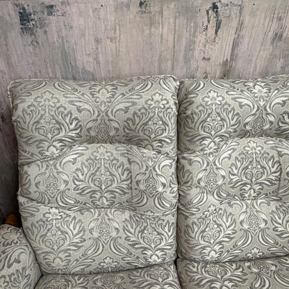 Ercol Saville 3 Seater Sofa Solid Wood Frame Upholstered Recovered Cushions
