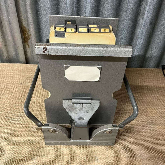 Vintage Twin Lock Presto No. 1 Office Organiser With Inserts A-Z Cards