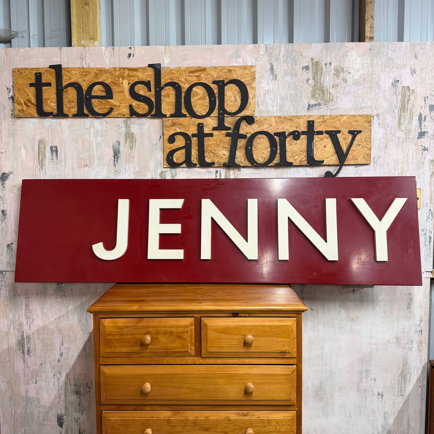 Vintage Metal Pub Sign “JENNY” Cambridge Pub Jenny Wren Breweriana