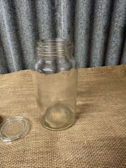 Vintage Kilner Jar Metal Glass Lid Kitchenalia Storage Sweets British Made
