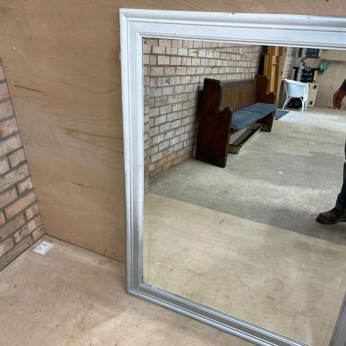 Shabby Chic Painted Pine Framed Mirror