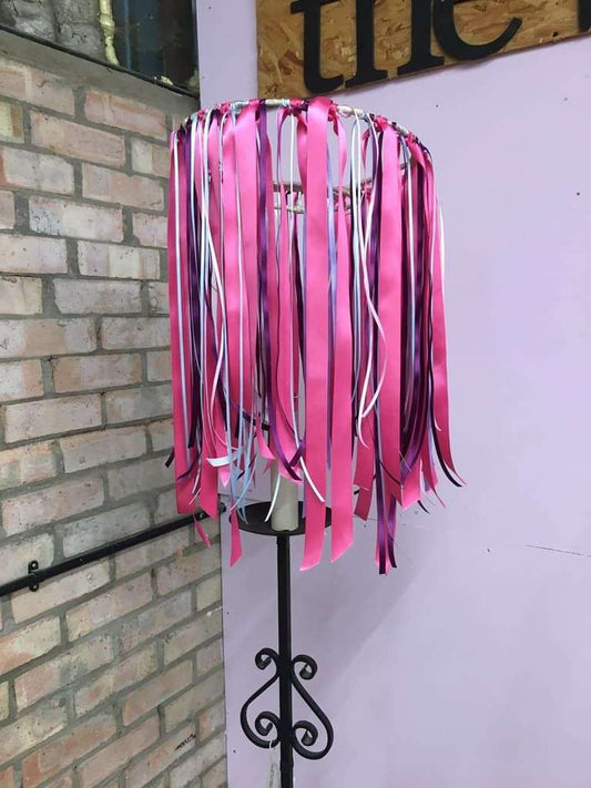 Bespoke Ribbon Lampshade Wire Frame