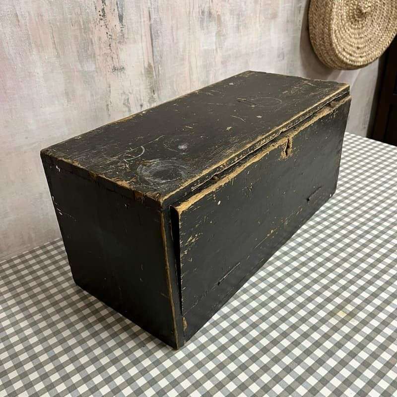 Vintage Painted Carpenters Drawer Tool Box 2 Trays No Key Great Patina