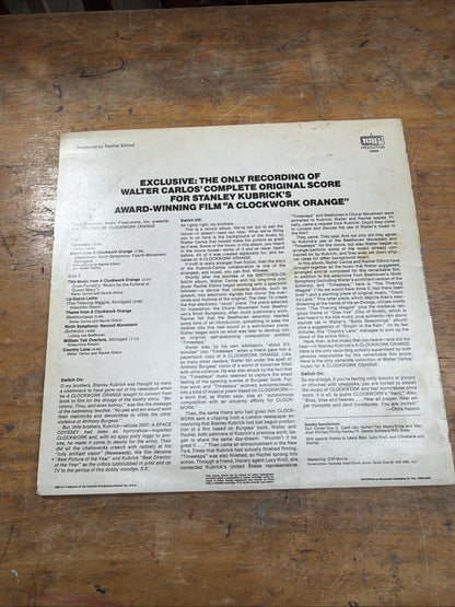Walter Carlos – Clockwork Orange (1972) UK CBS 73059 LP – A1/B1 Early Pressing