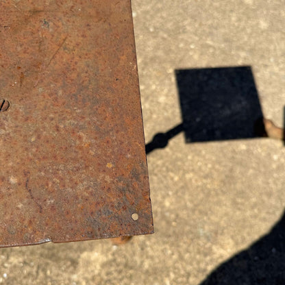 Vintage Cast Iron Table Base Plant Stand Tripod Base Square Top PRICE PER 1