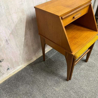 Vintage 1970’s Chippy Telephone Table And Seat Original Pull Out Slide