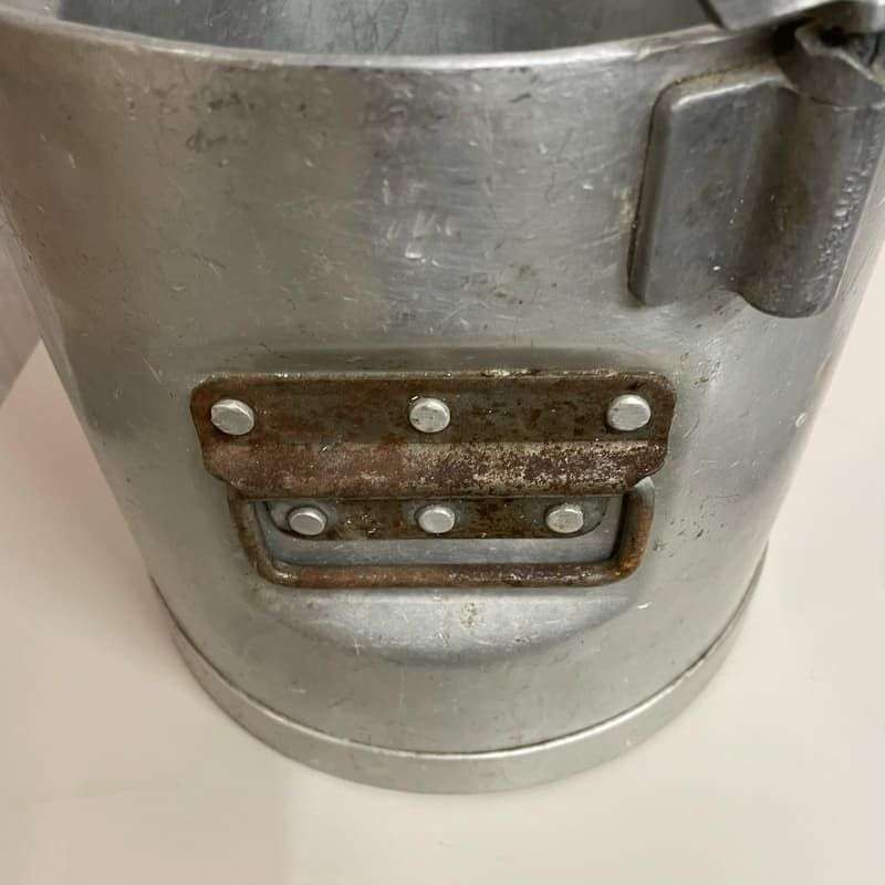 1950 Grundy Teddington Insulated Food Container Thermos Metal Handles