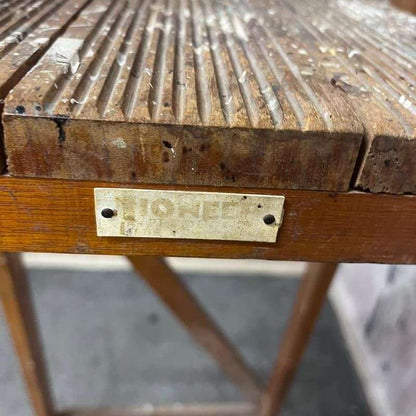 Vintage Pioneer Stepladder Set of 4 Treads With Platform