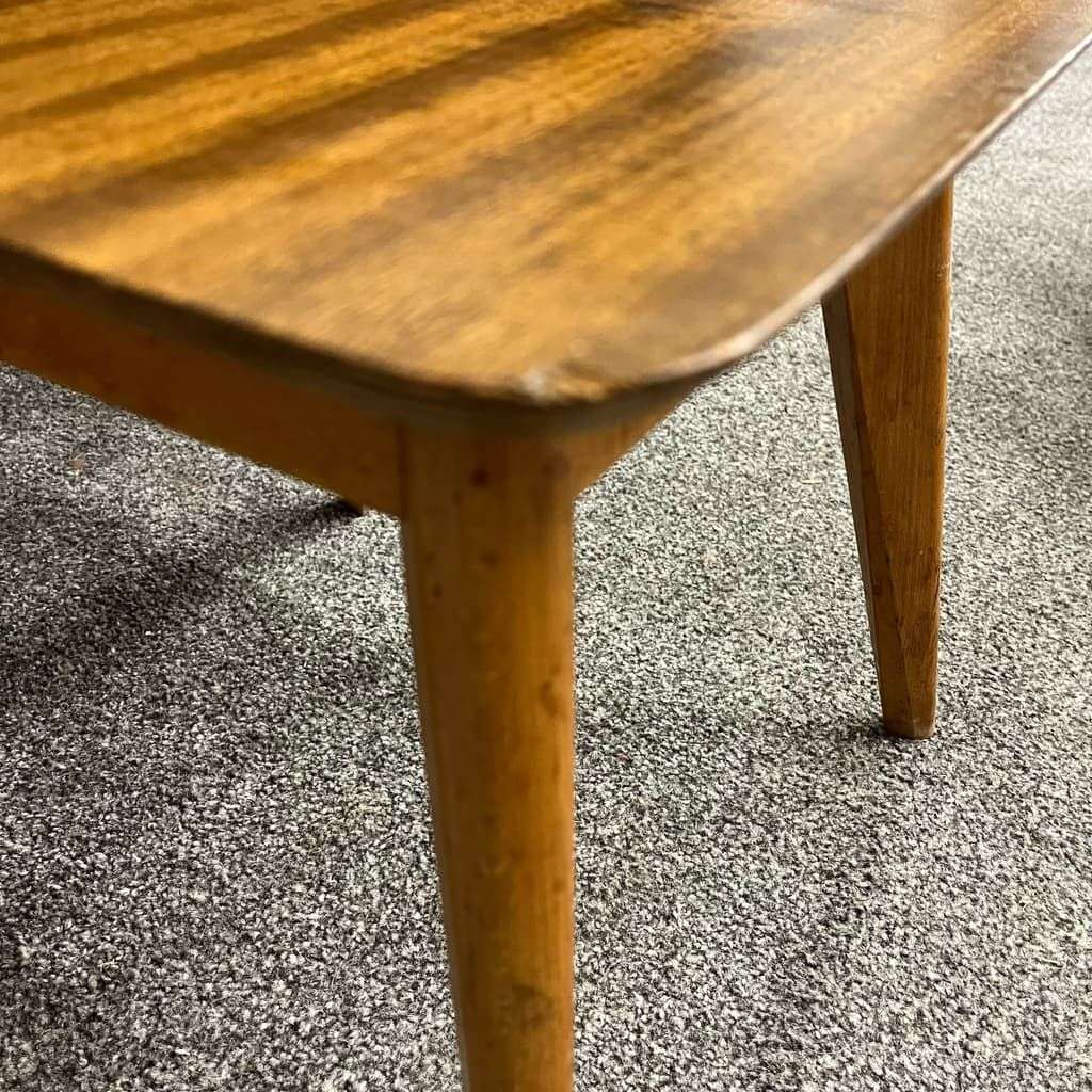 Mid Century CC41 Utility Ware Coffee Table And 2 Side Tables Teak And Ply