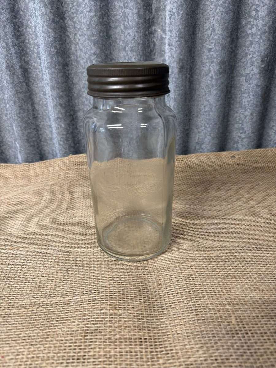 Vintage Kilner Jar Metal Glass Lid Kitchenalia Storage Sweets British Made