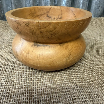 Handcrafted Sycamore Wooden Bowl Handmade Wood Grain