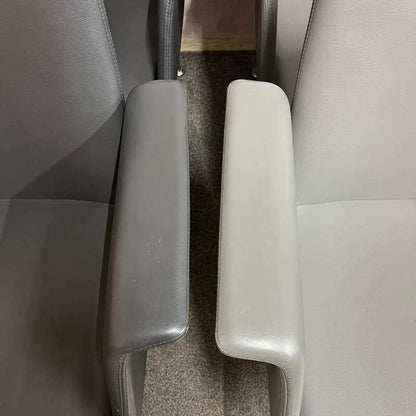 4x Brunner Conference Cafe Meeting Chair Grey And Graphite Chrome Star Base