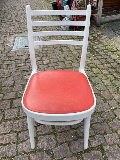 Vintage Retro Round Fibre Glass Topped Kitchen Table Star Base With 5 Chairs