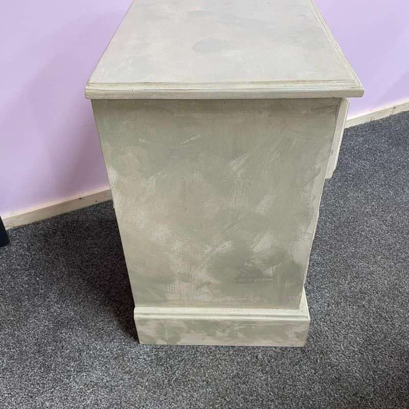 Painted Cabinet Single Drawer Over Cupboard Farrow &amp; Ball French Grey