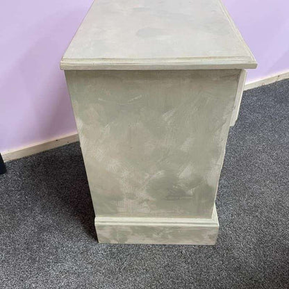 Painted Cabinet Single Drawer Over Cupboard Farrow &amp; Ball French Grey