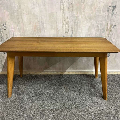 Mid Century CC41 Utility Ware Coffee Table And 2 Side Tables Teak And Ply