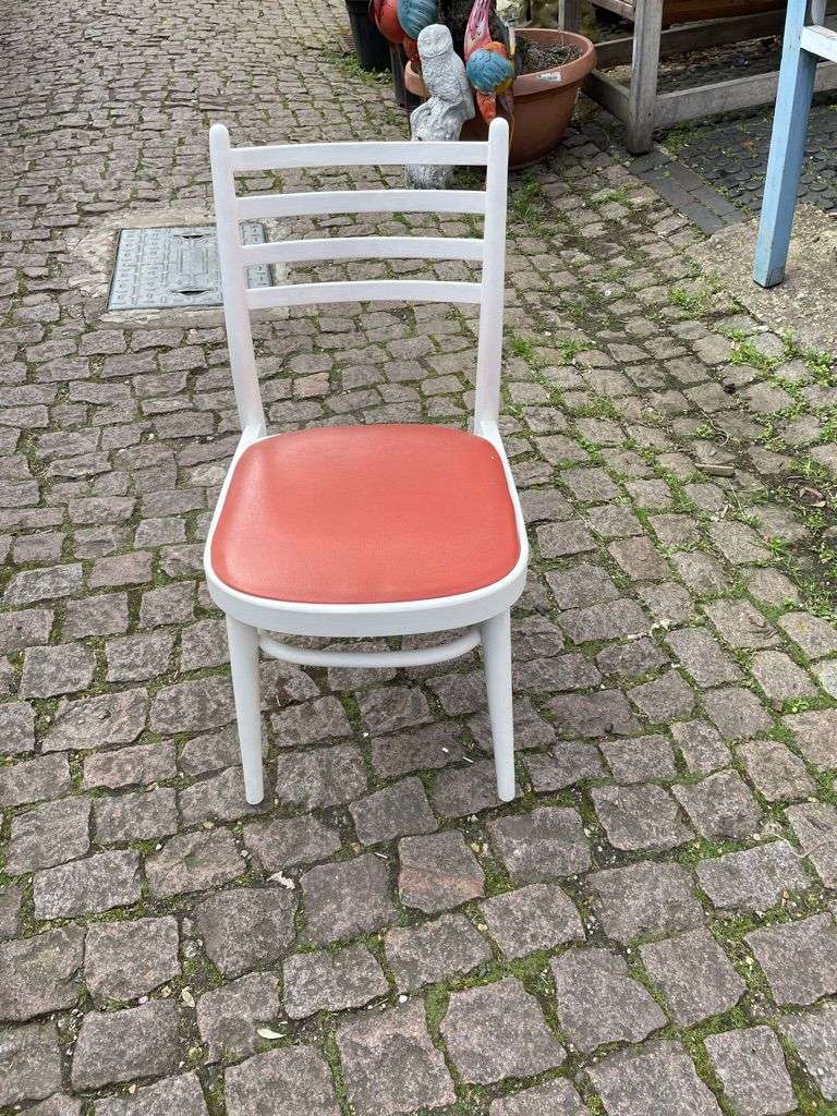Vintage Retro Round Fibre Glass Topped Kitchen Table Star Base With 5 Chairs