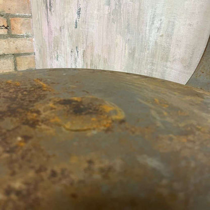 Pair Vintage Industrial Metal Chairs Adjustable Seat Height Office Great Patina