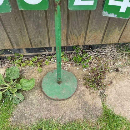 Vintage Crown Green Bowling Scoreboard Metal Frame Calendar Garden House Numbers