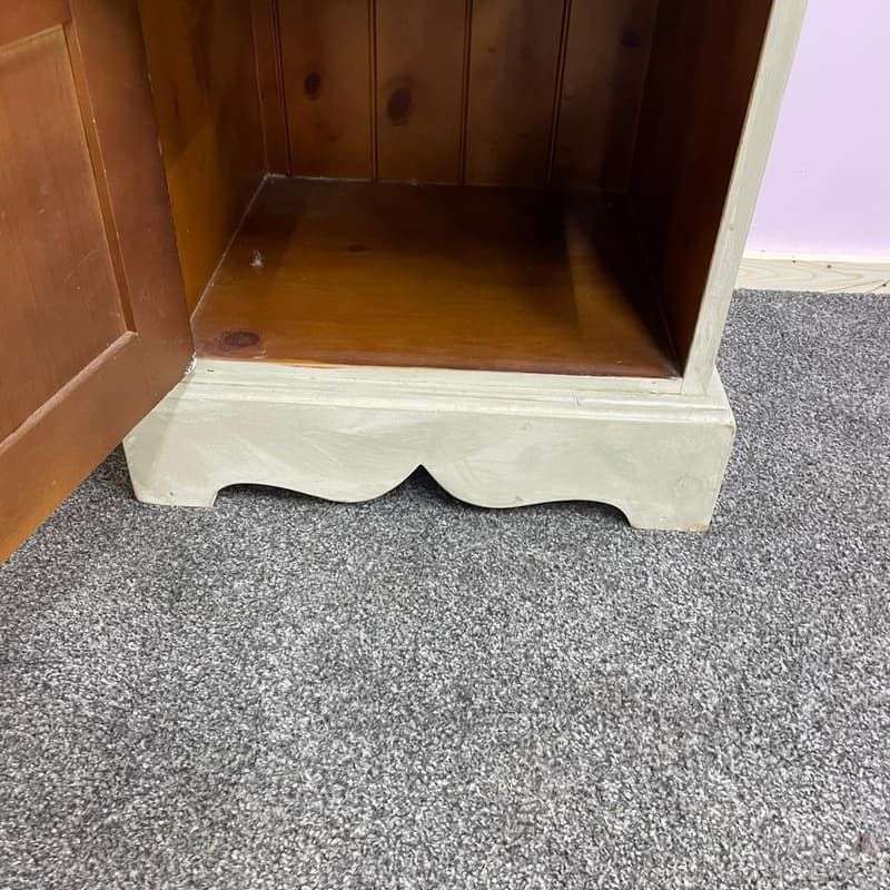 Painted Cabinet Single Drawer Over Cupboard Farrow &amp; Ball French Grey