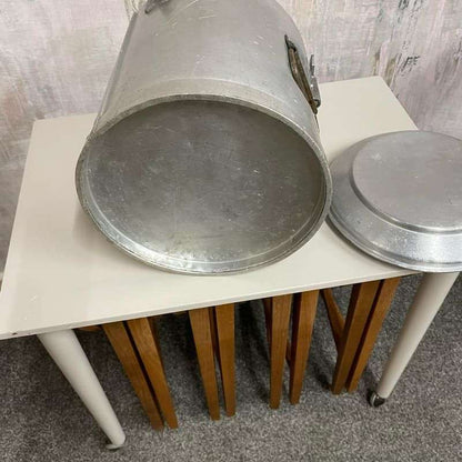 1950 Grundy Teddington Insulated Food Container Thermos Metal Handles