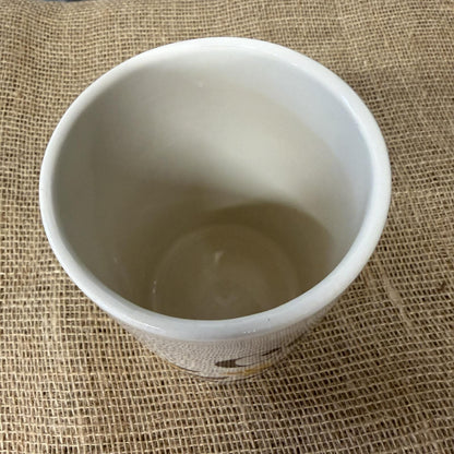 Vintage Crown Devon Coffee Storage Jar Mid Century Rose Design Kitchenalia