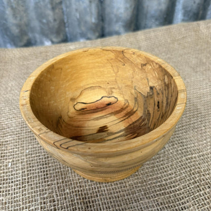 Simple Handcrafted Wooden Bowl Varnished