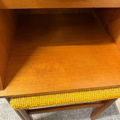 Vintage 1970’s Chippy Telephone Table And Seat Original Pull Out Slide