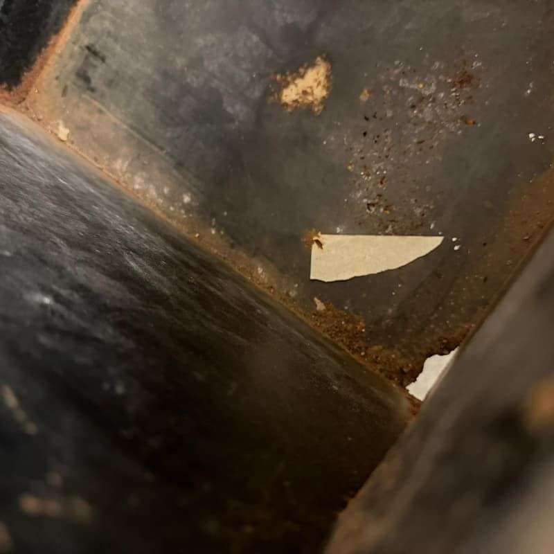 Vintage Solicitors Black Metal Deed Chest Side Handles Side Coffee Table Toys