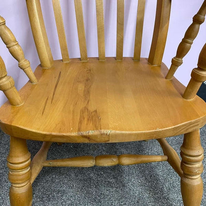 Modern Beech High Backed Armchair Story Nursing Chair