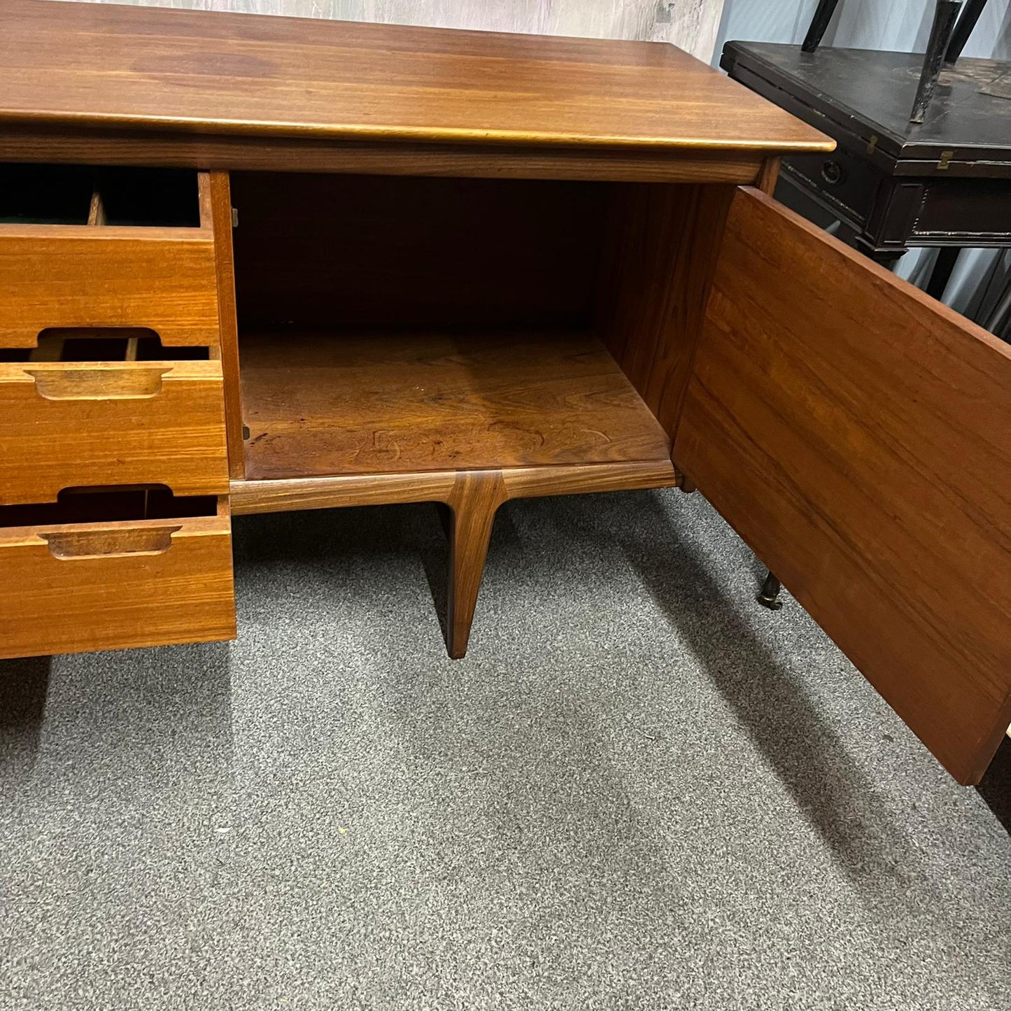 Vintage A Younger Afromosia Teak Fonseca Sideboard 1960s Mid Century John Herber