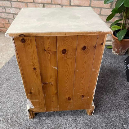 Painted Cabinet Single Drawer Over Cupboard Farrow &amp; Ball French Grey