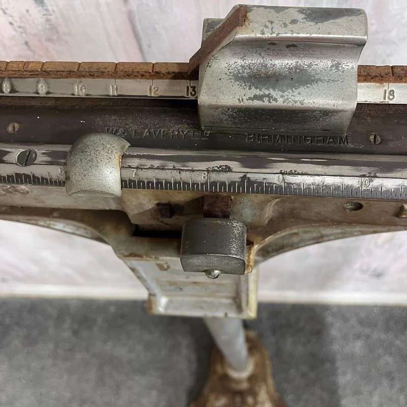 Antique W&amp;T Avery Surgical Scales Iron Very Heavy Working Great Patina