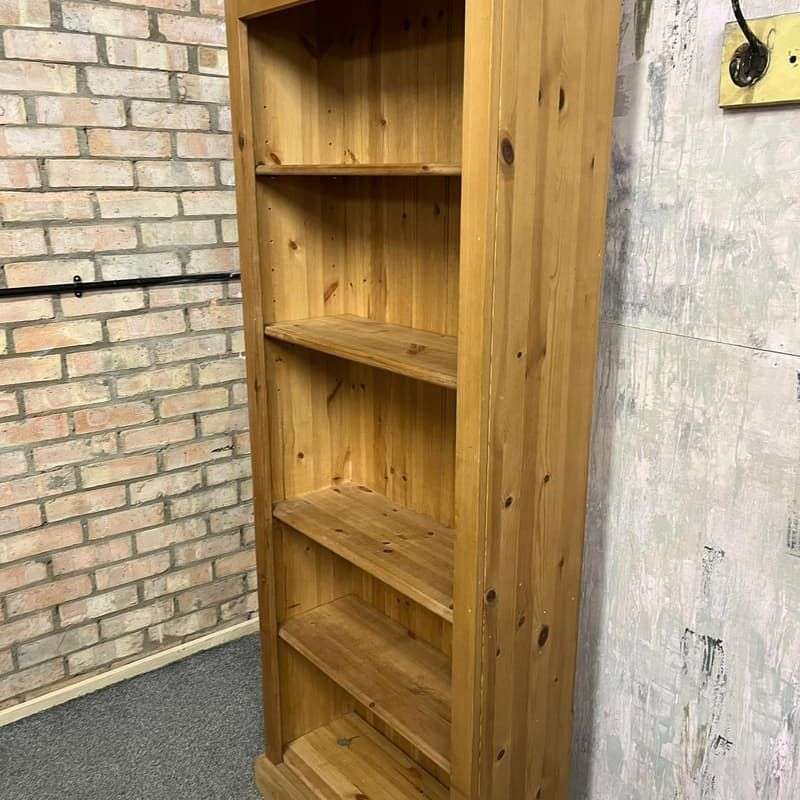 Tall Pine Bookcase 4 Adjustable Shelves Books Storage