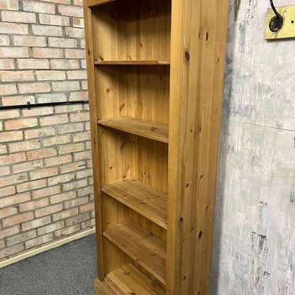 Tall Pine Bookcase 4 Adjustable Shelves Books Storage