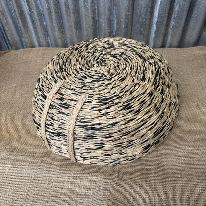 Large Twin Handled Seagrass Woven Basket